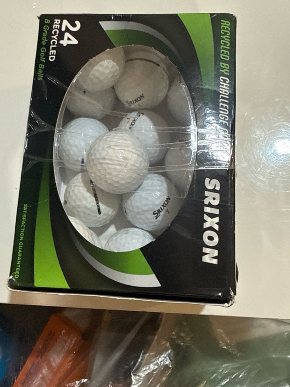 RIXO White Golf Balls - 24 Recycled Pack